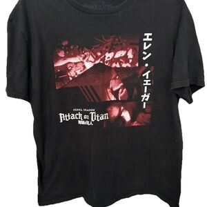 Black Anime Graphic Tee